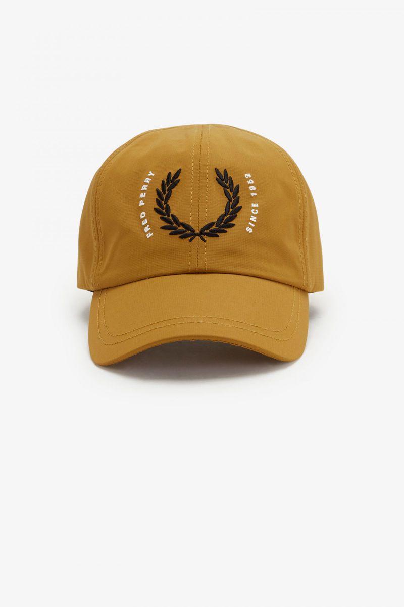 Camel Fred Perry Laurel Wreath Ripstop Men's Hats | PH 1078RVDW